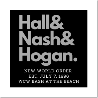 The nWo forms at WCW Bash at the Beach! Posters and Art